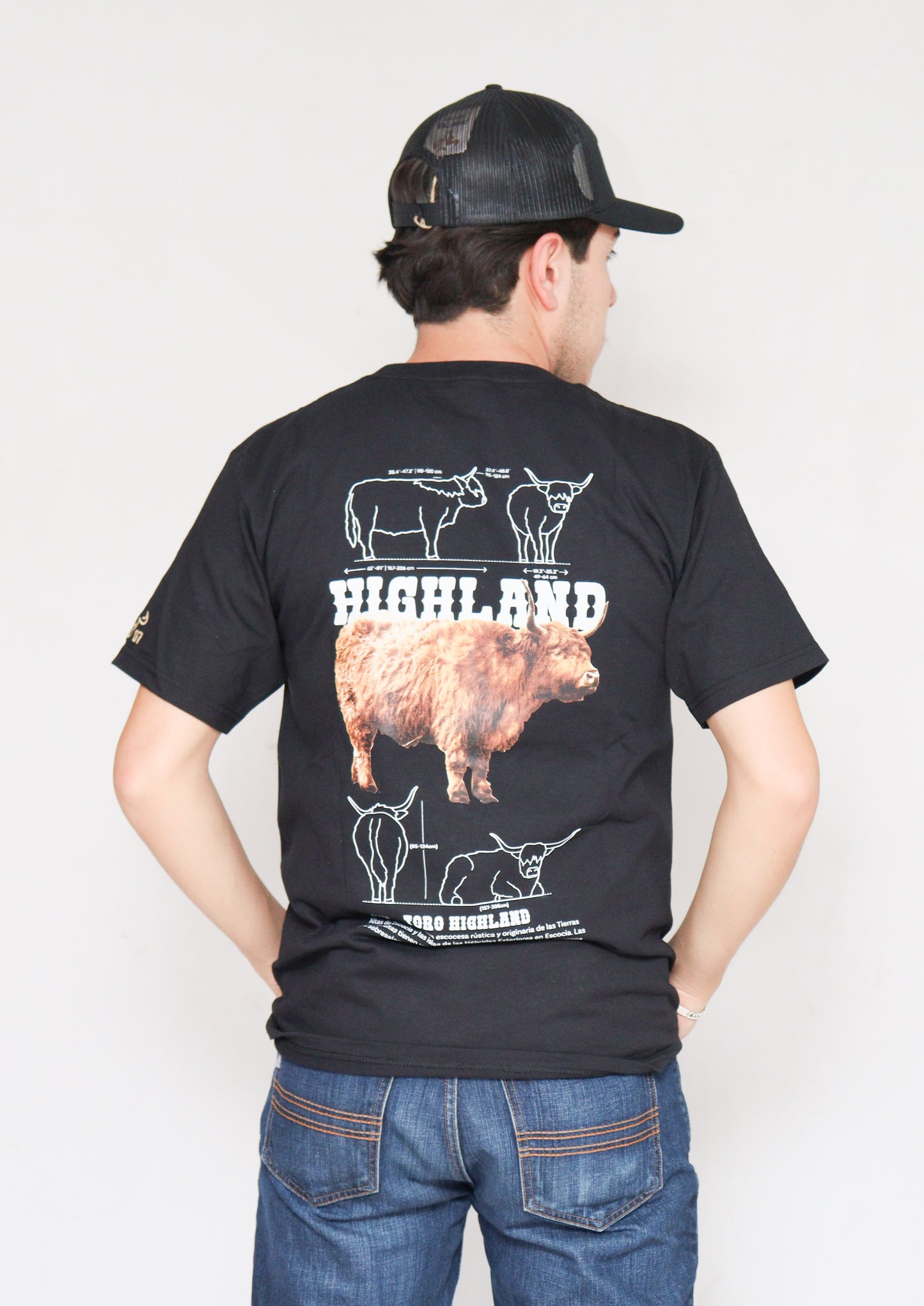 Playera Highland doble estampado