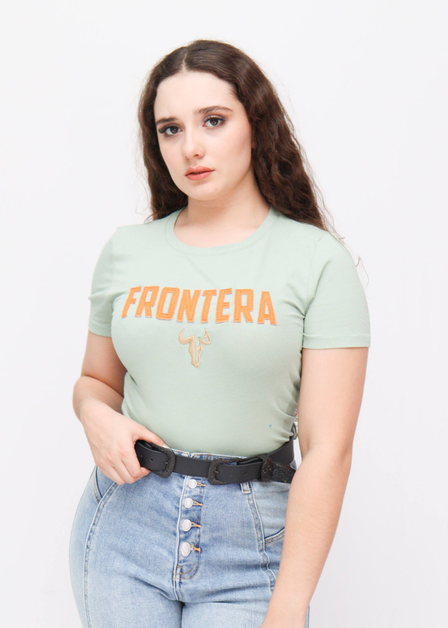 Playera Bordada Frontera