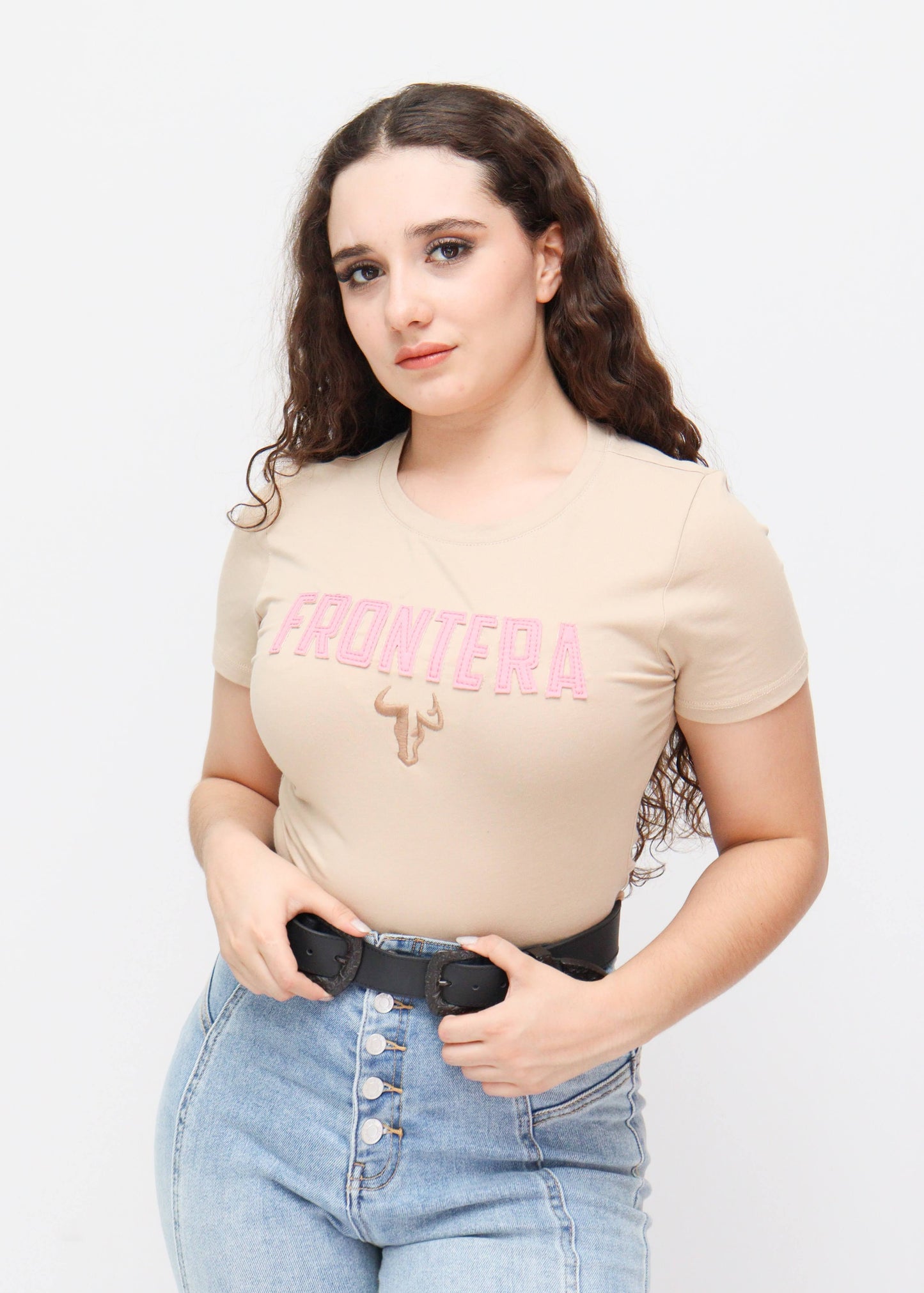 Playera Bordada Frontera