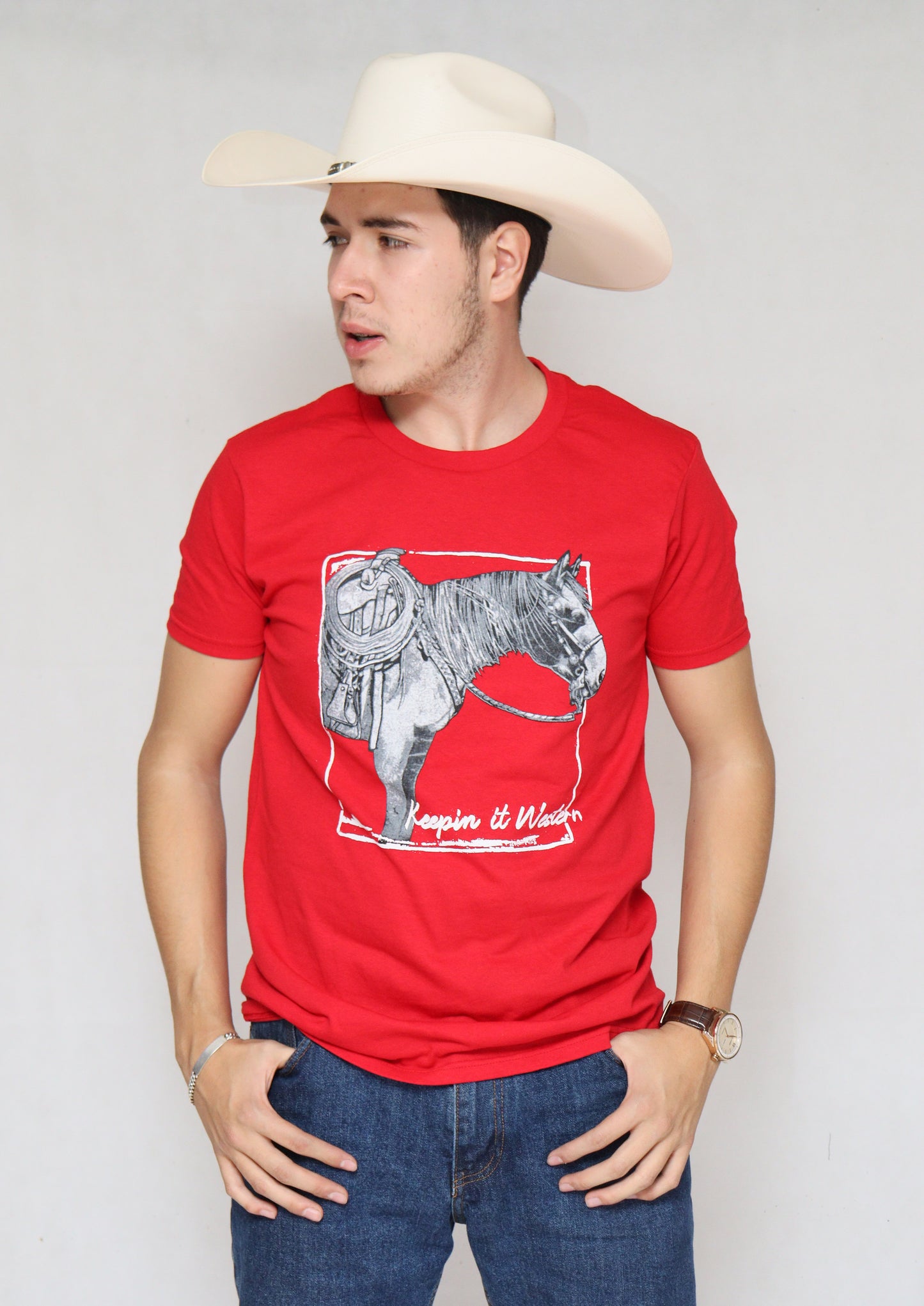 Playera Caballo Frontera