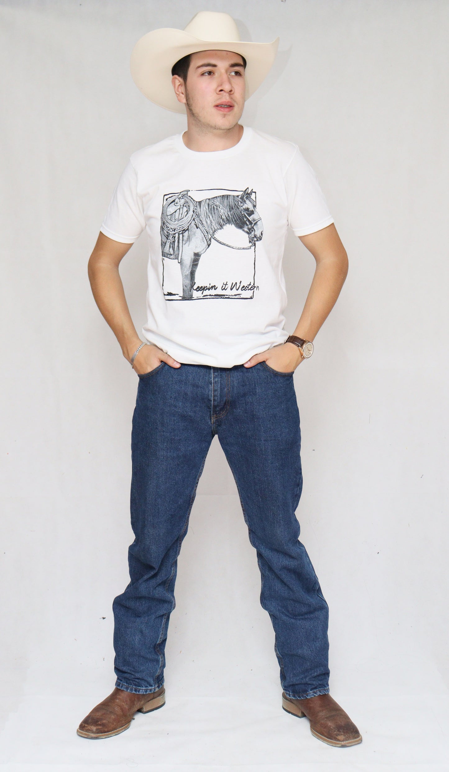 Playera Caballo Frontera