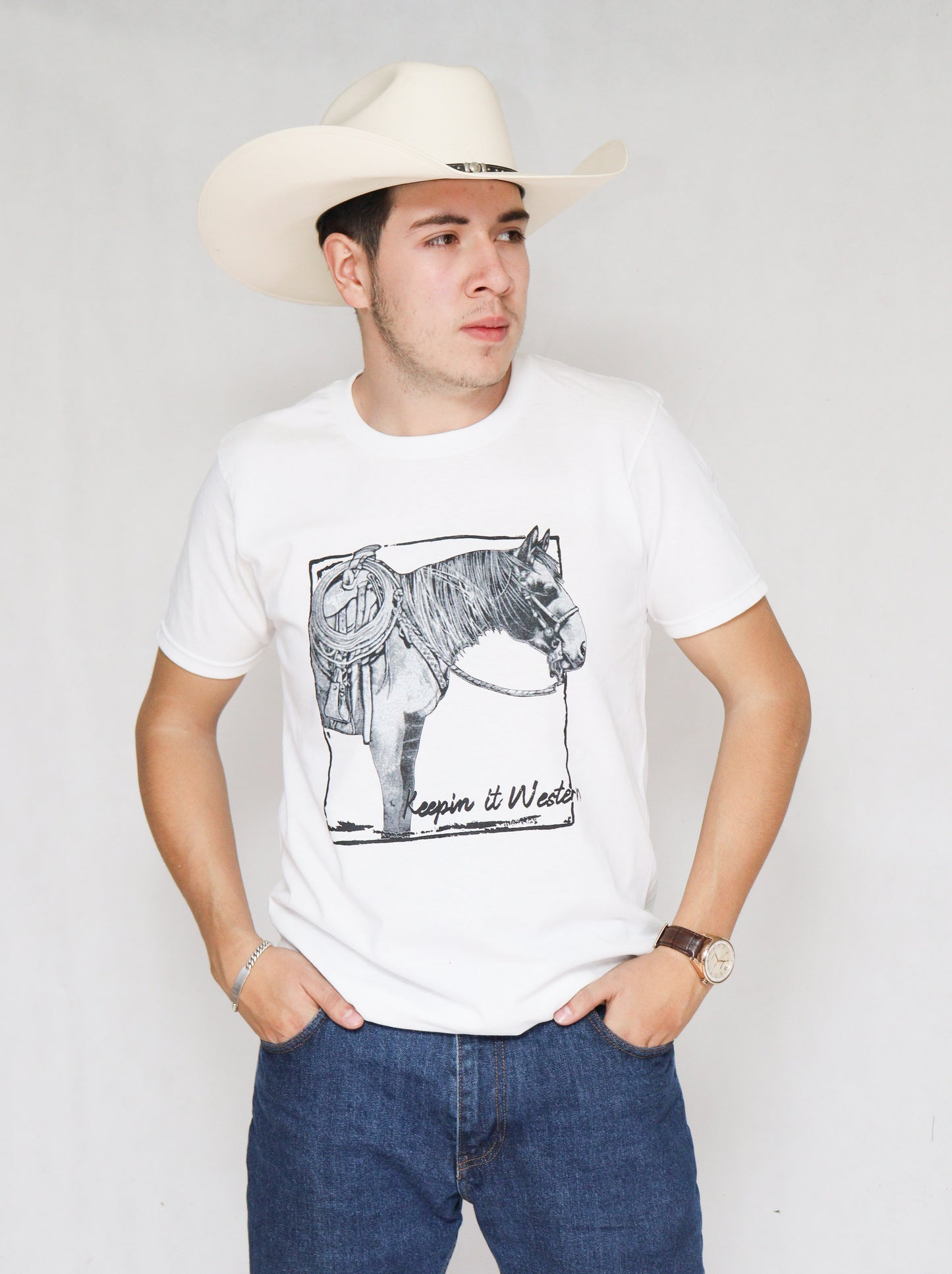 Playera Caballo Frontera