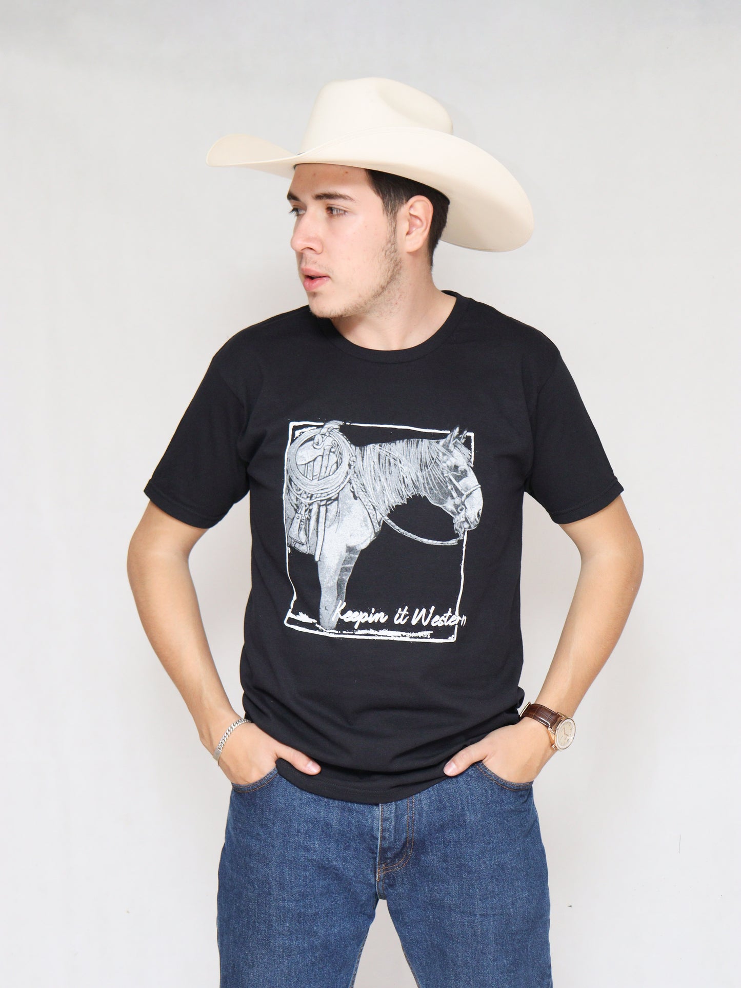 Playera Caballo Frontera